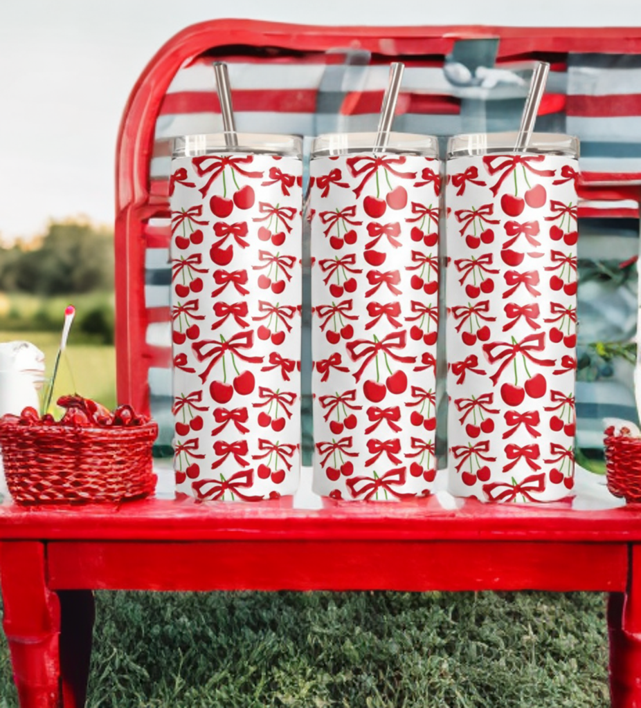 Cherry Coquette Valentine’s 20oz Tumbler