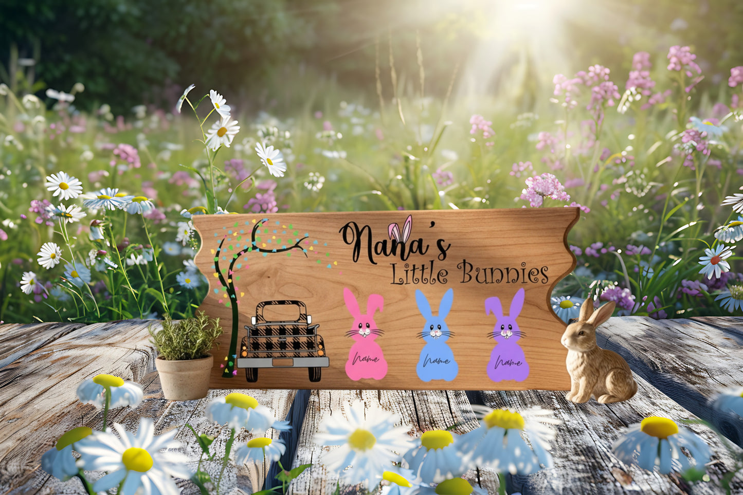 Nana’s Little Bunnies – Custom Sign