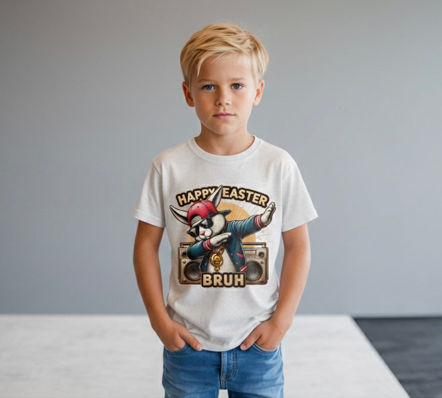 Happy Easter Bruh Boys T-Shirt