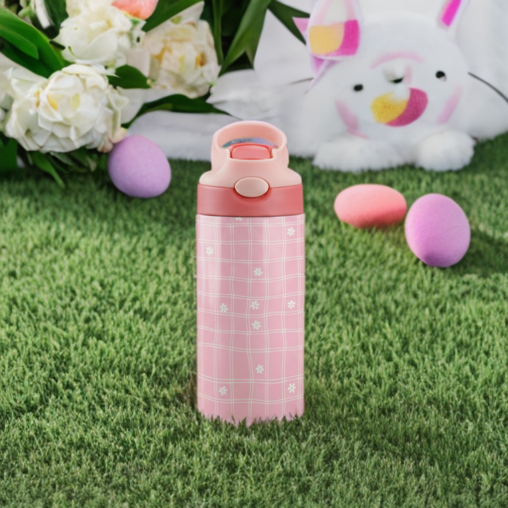 Pink Daisy Easter Toddler Sippy Cup