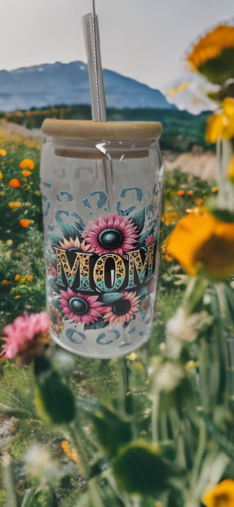 Leopard Mom Frosted Tumbler