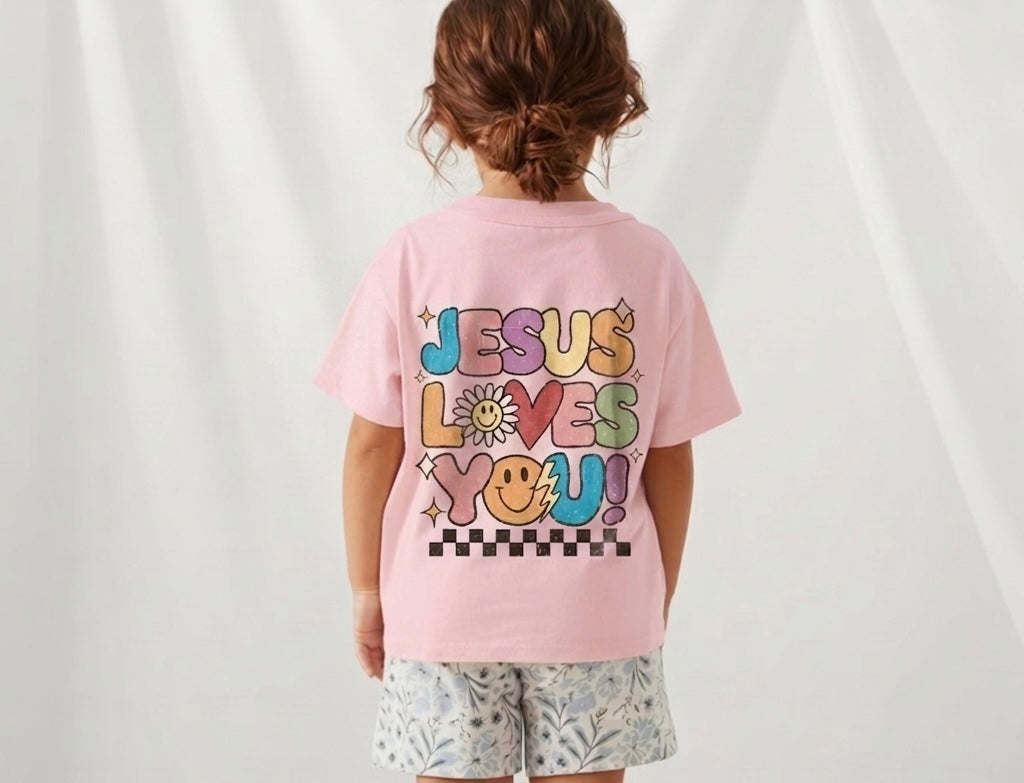 Jesus Loves You Girls T-Shirt