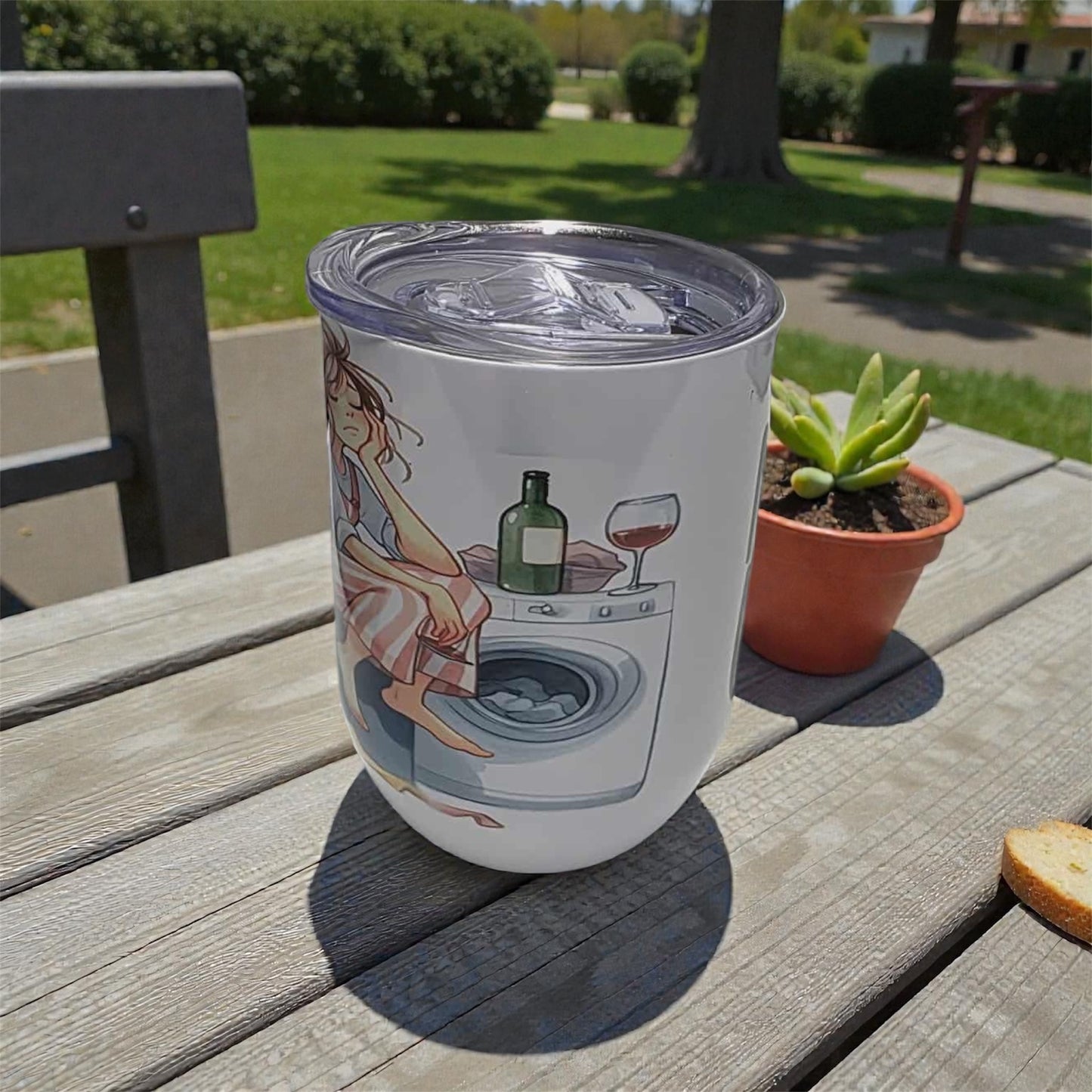 Mama Needs Wine Wine Tumbler – Funny Mom Drinkware