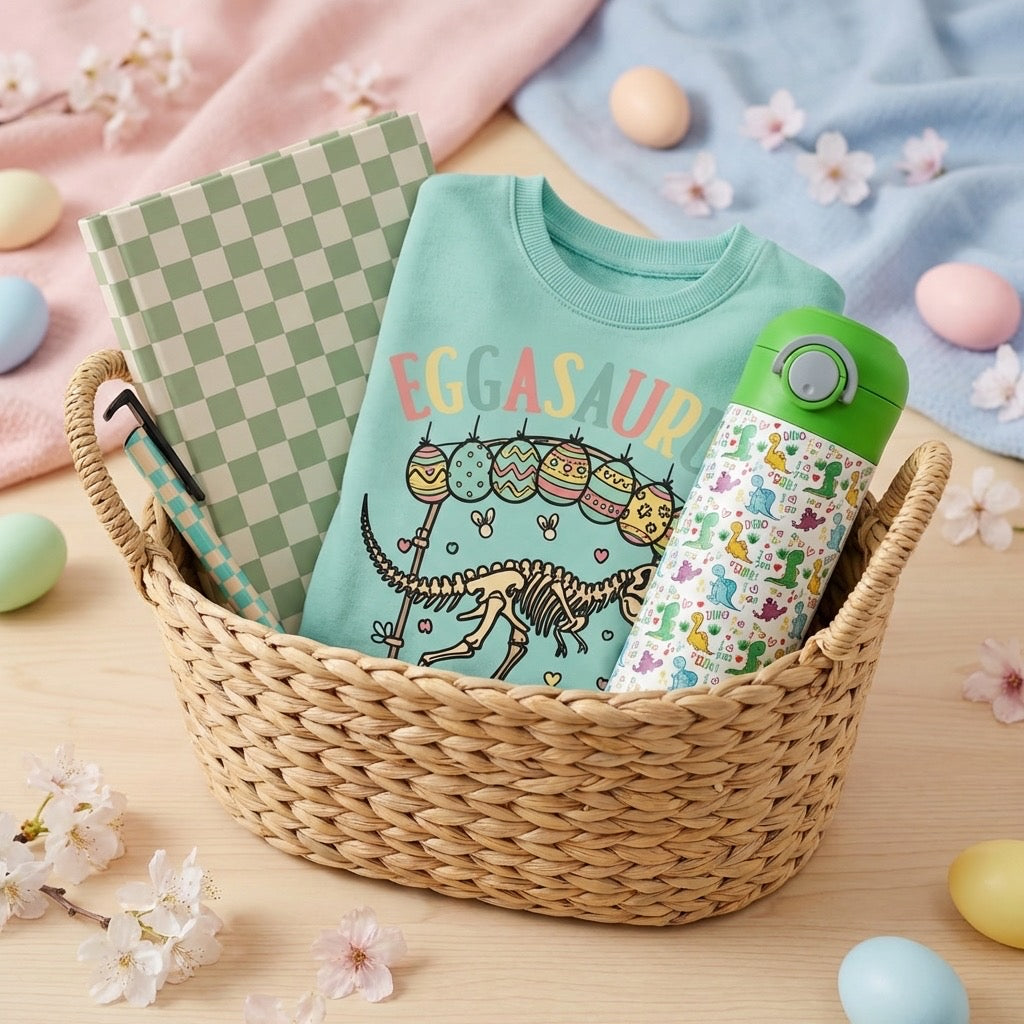 Eggasaurus Medium Easter Basket