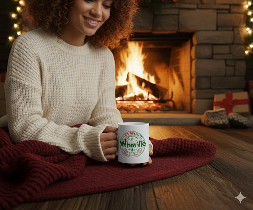 Whoville Bed & Breakfast 15oz Coffee Mug – Holiday Christmas Mug