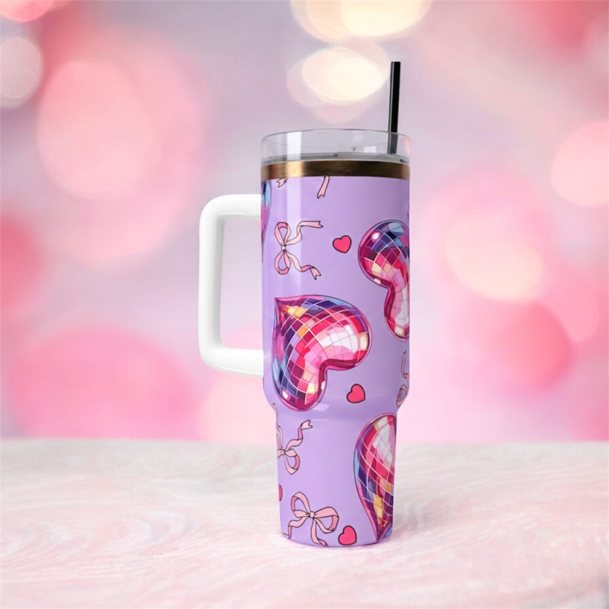 Disco Hearts Valentine’s 30oz Tumbler