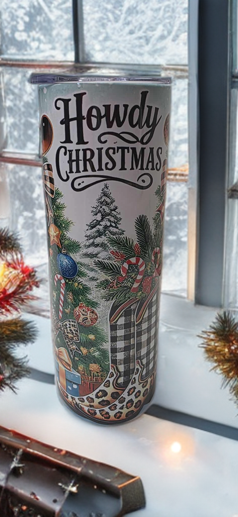Rustic Christmas 20oz Tumbler