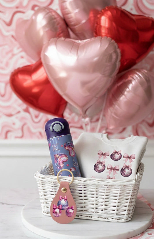 Disco Valentine’s Kids Small Gift Basket