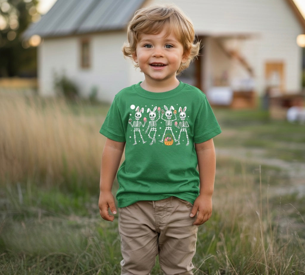 Skeleton Bunny Toddler T-Shirt