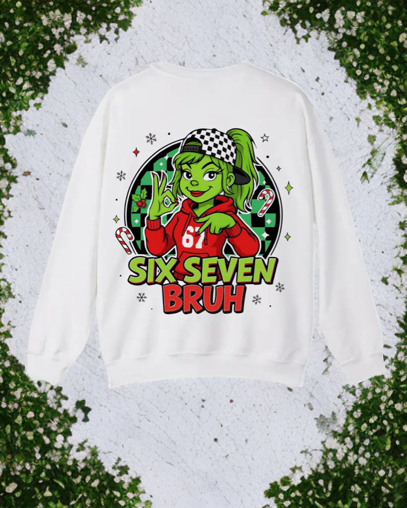 “67 Grinch” Christmas Crewneck | Grinch Crewneck