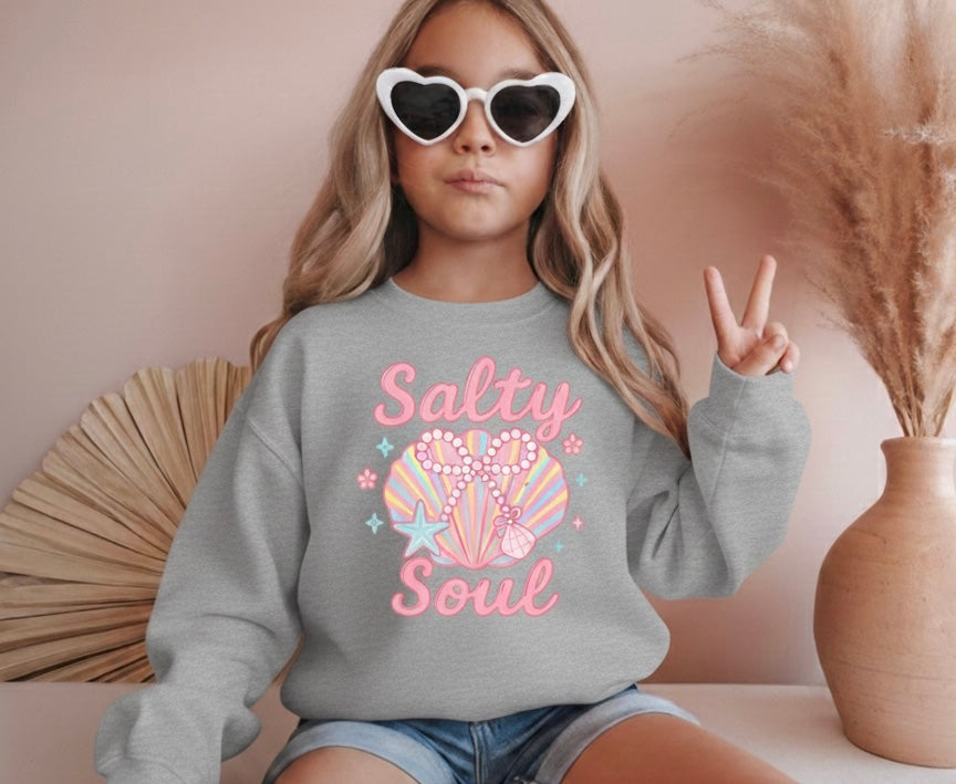 Salty Soul Kids Crewneck