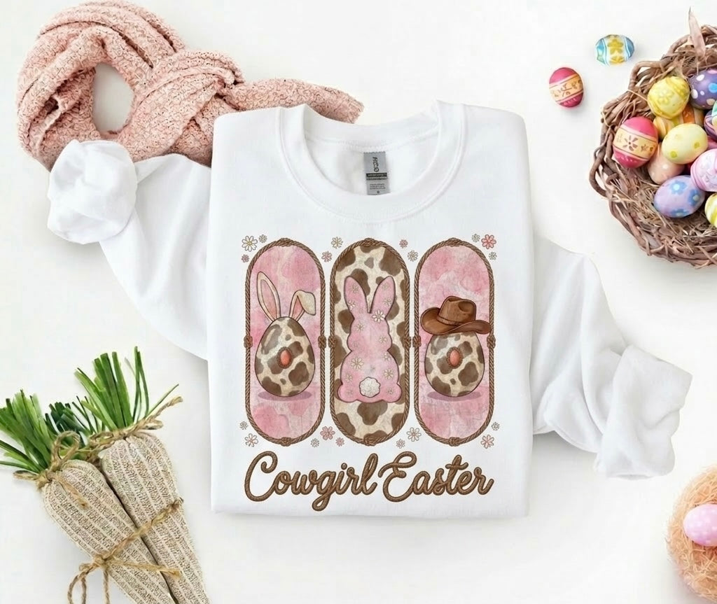 Cowgirl Easter Crewneck