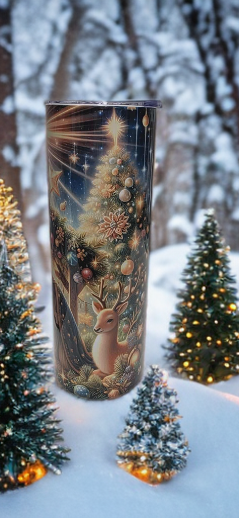 Silent Night Nativity 20oz tumbler-Holiday insulated cup