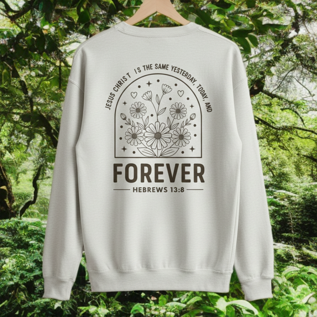 Jesus Christ Is the Same Yesterday, Today & Forever Crewneck