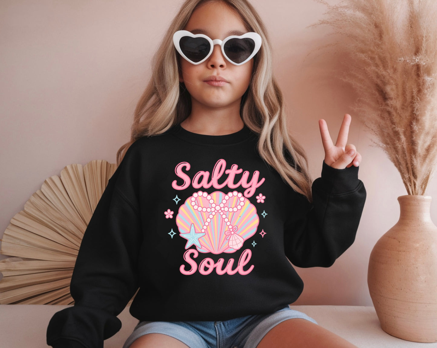 Salty Soul Kids Crewneck