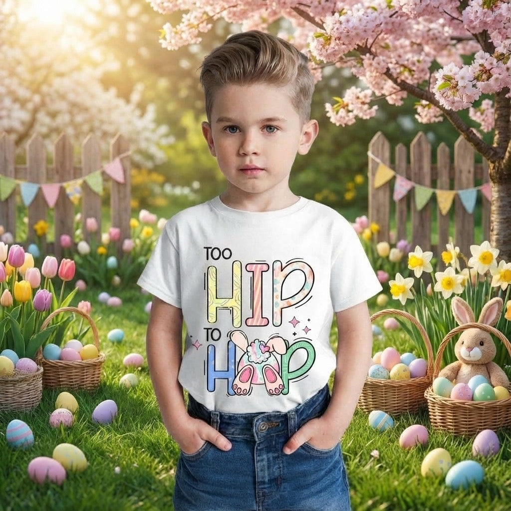 Too Hip to Hop Boys Easter T-Shirt