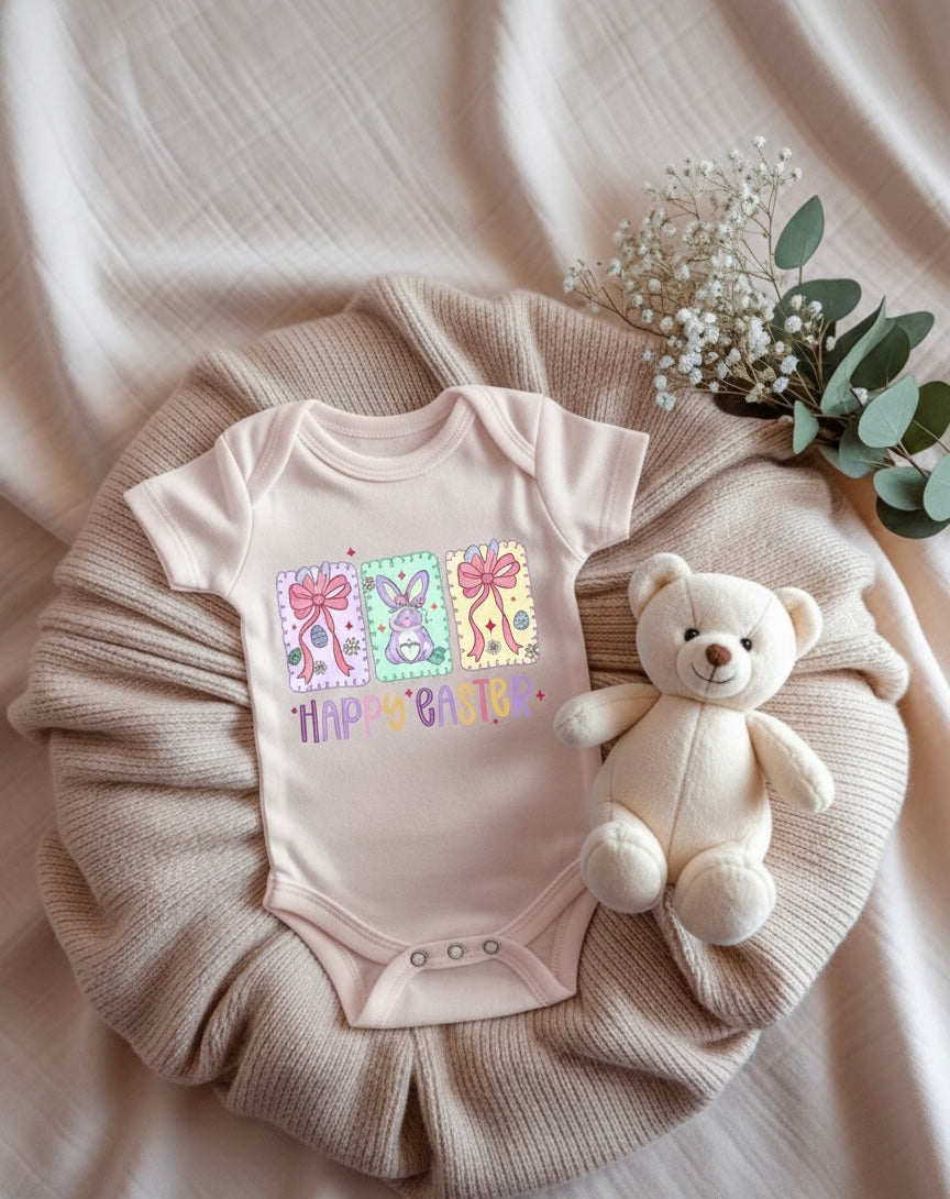 Coquette Easter Baby Onesie