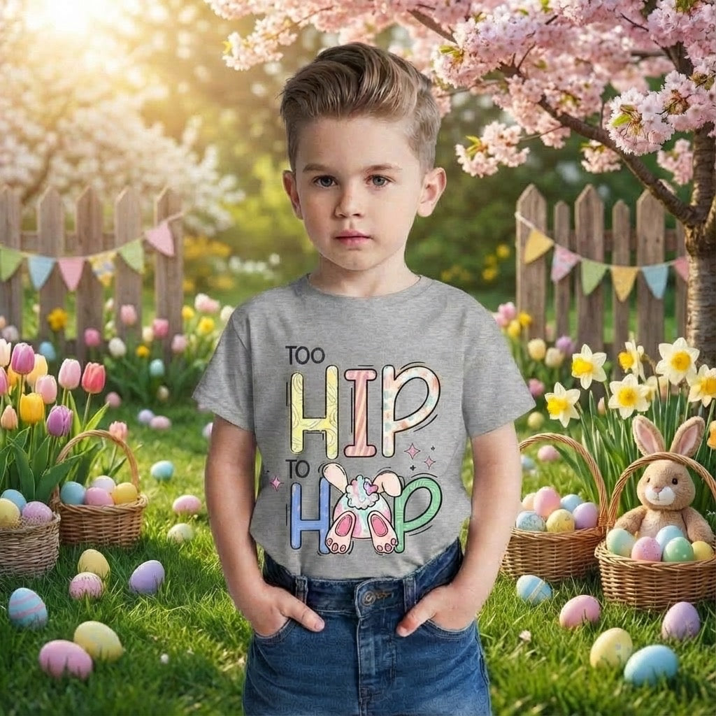 Too Hip to Hop Boys Easter T-Shirt