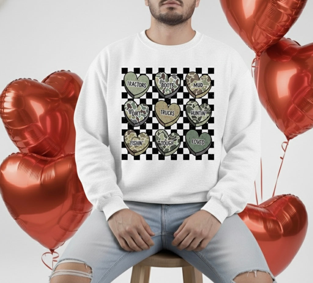 Men’s Country Valentine Crewneck