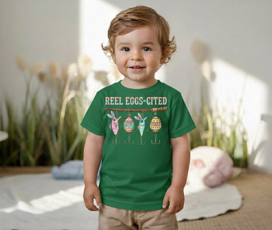 Toddler “Egg-Cited” Easter T-Shirt