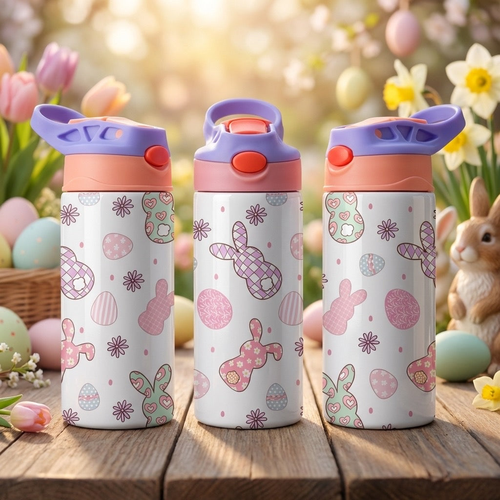 Retro Easter Bunny Sippy Cup
