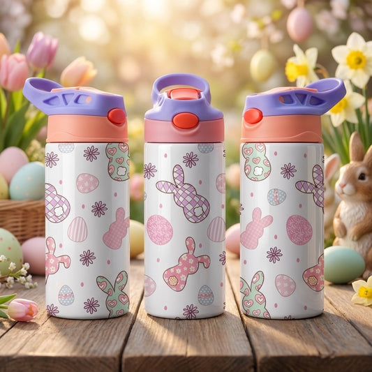 Retro Easter Bunny Sippy Cup