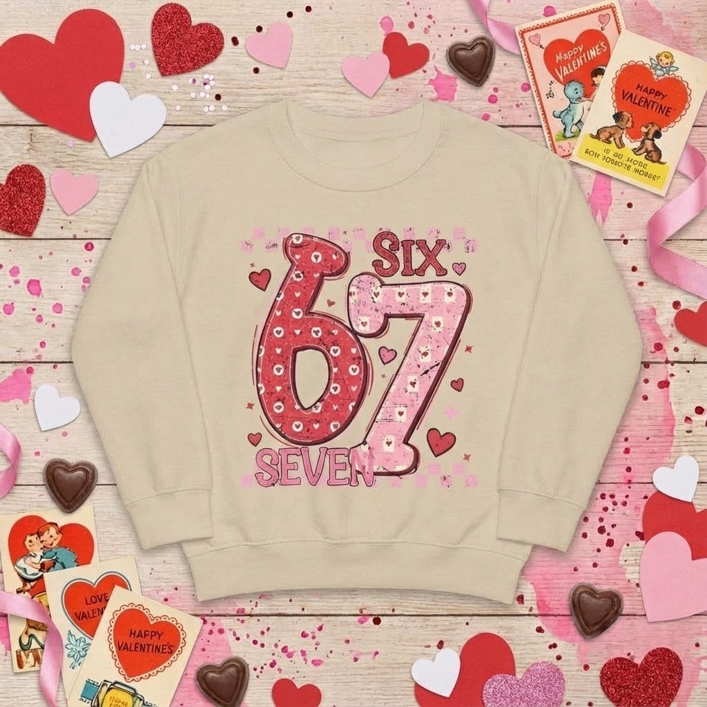 67 Valentine Kids Crewneck