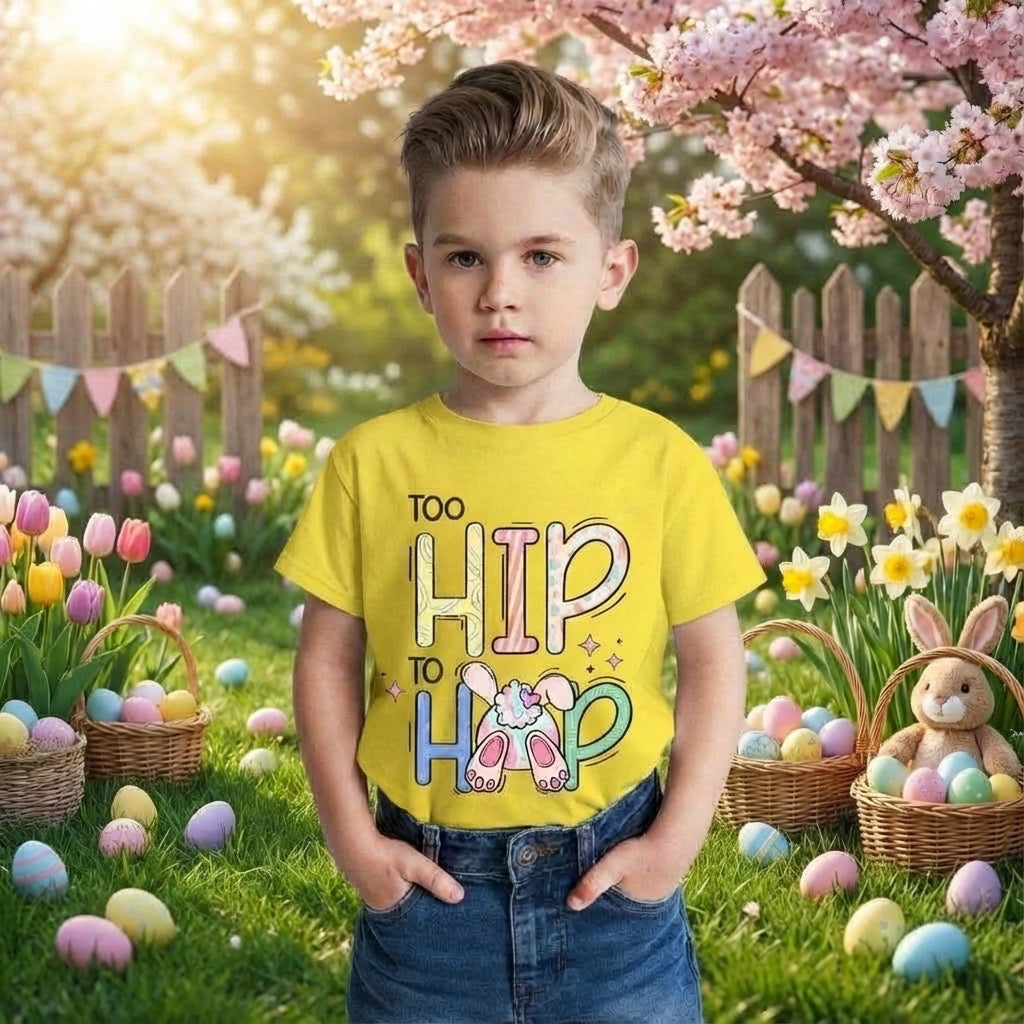 Too Hip to Hop Boys Easter T-Shirt