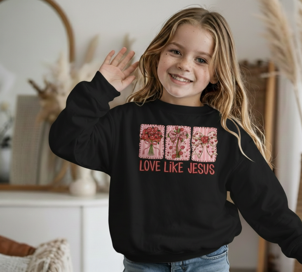 Love Like Jesus Girls Crewneck