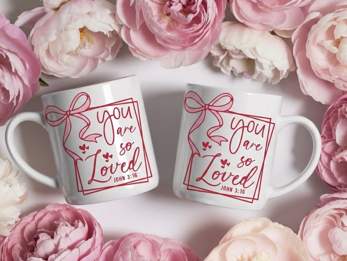 You Are So Loved – 2 Pack 15oz Coffee Mugs