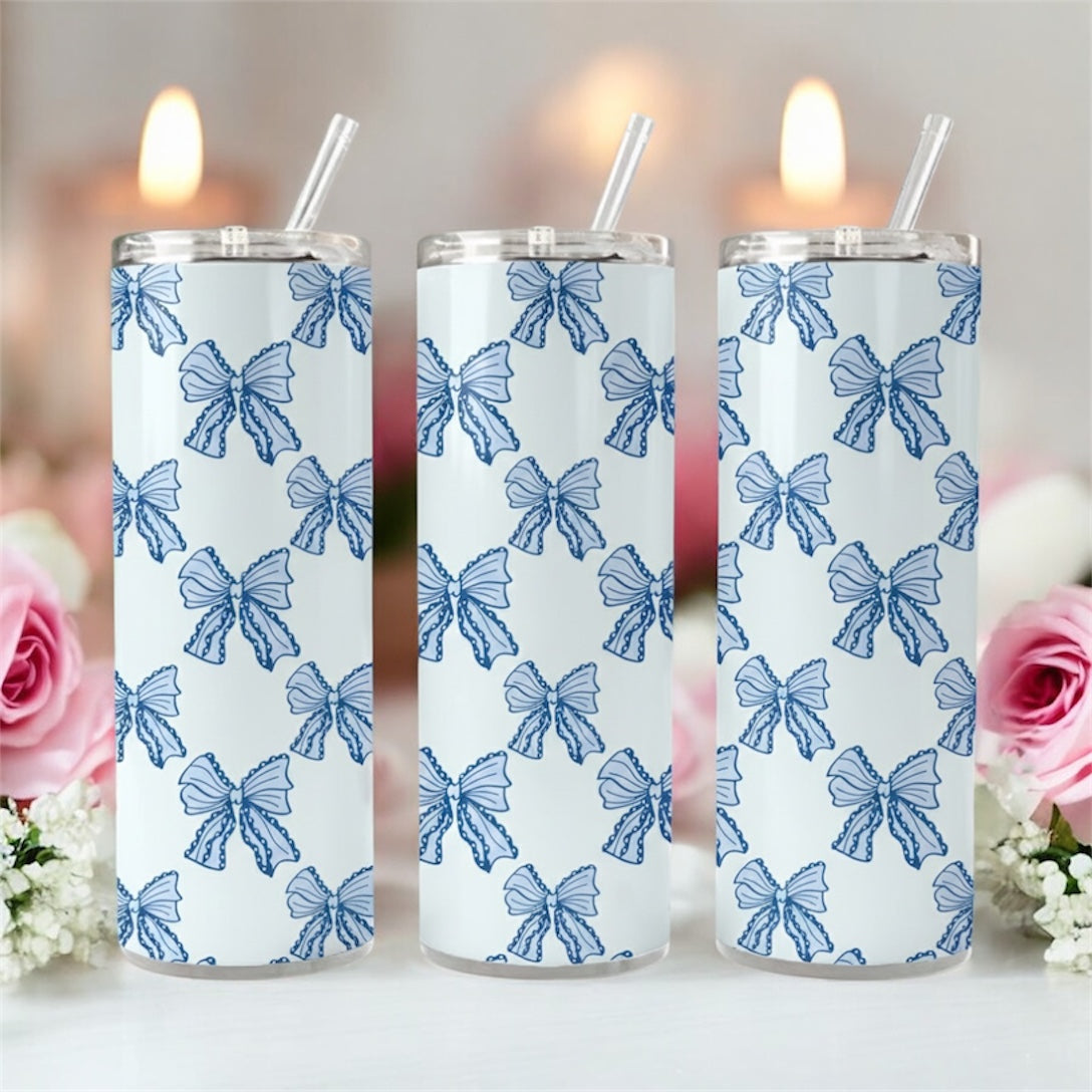 Blue Ribbon Valentine’s 20oz Tumbler