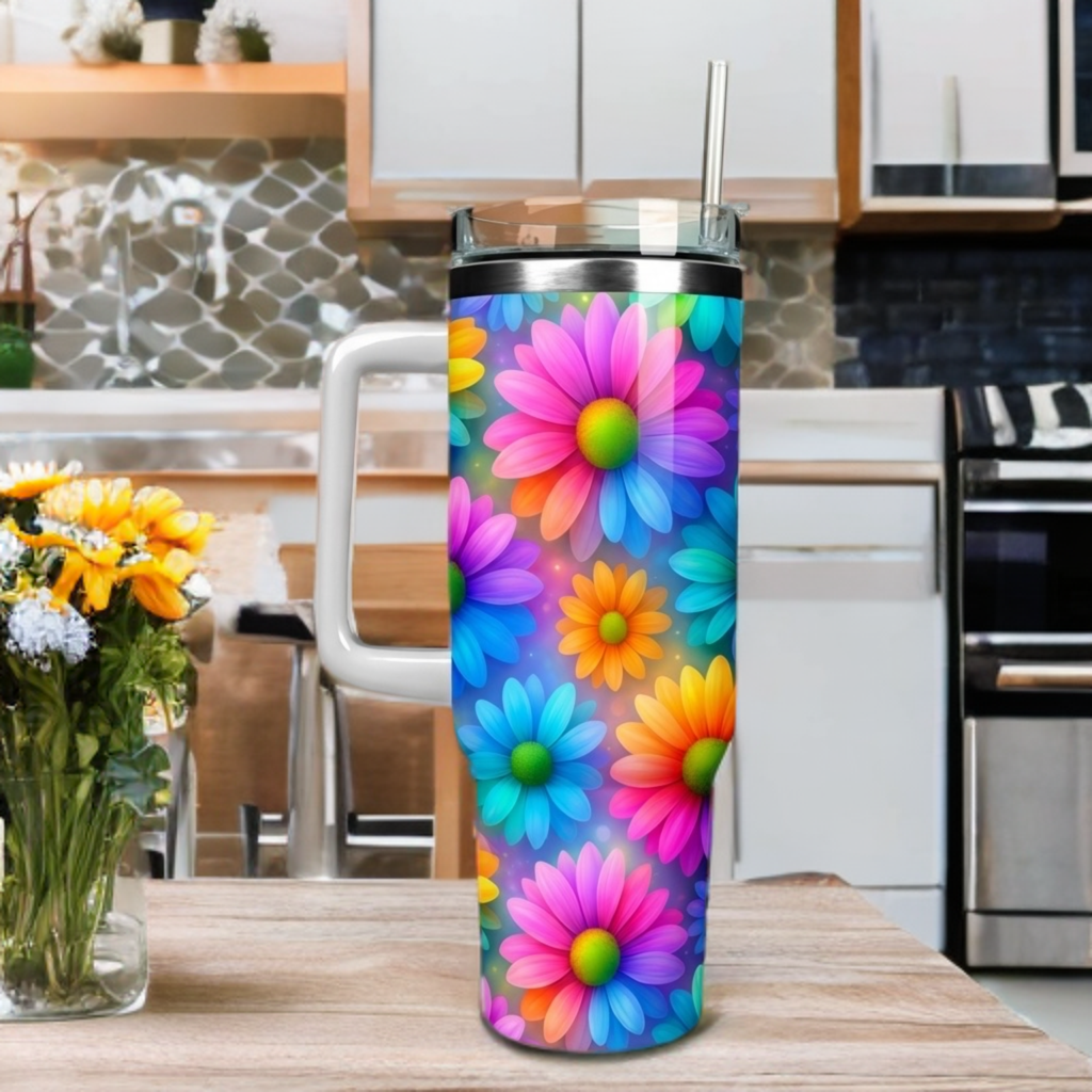 Colorful Sunflowers 30oz Tumbler