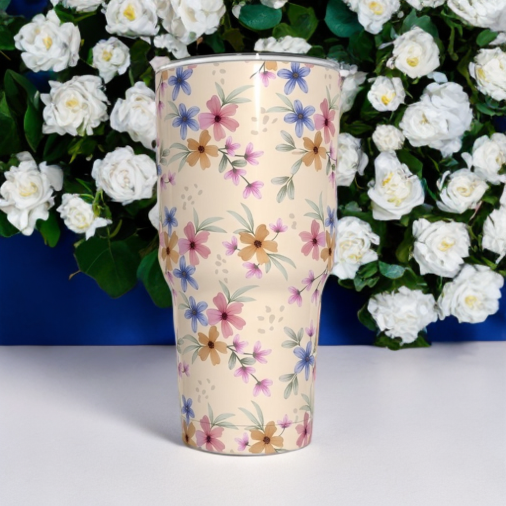 Floral 40oz Tumbler