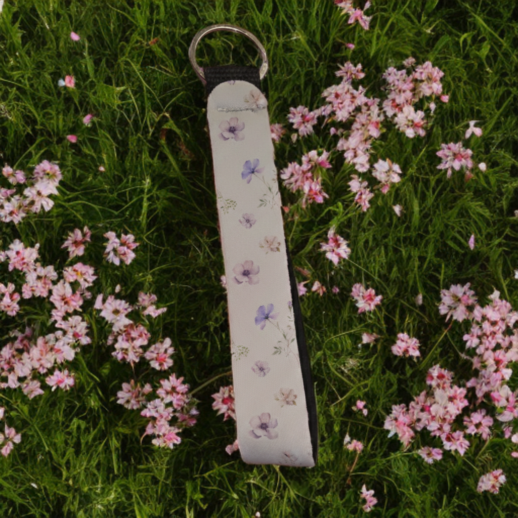 Floral Keychain Lanyard