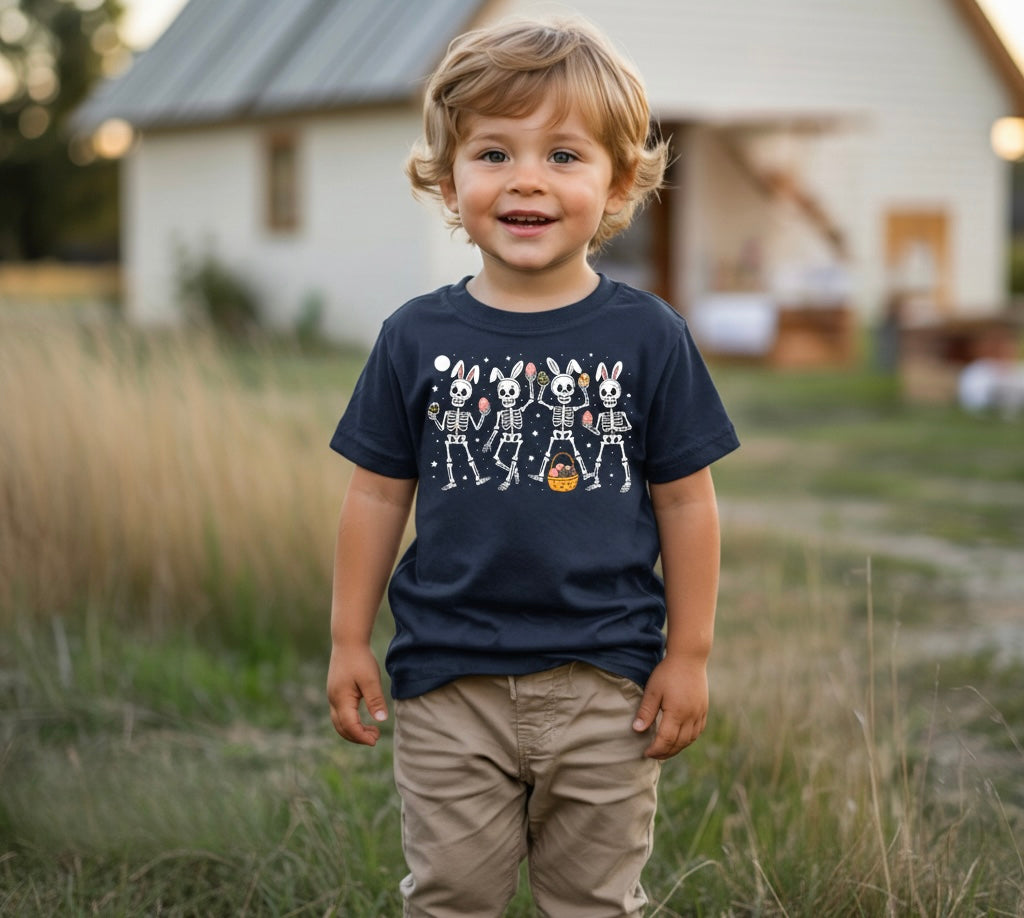Skeleton Bunny Toddler T-Shirt