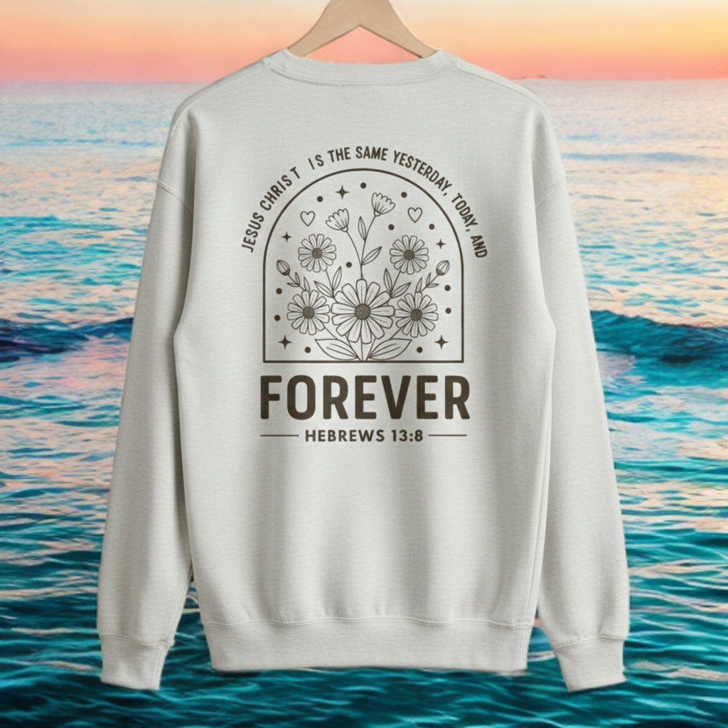 Jesus Christ Is the Same Yesterday, Today & Forever Crewneck