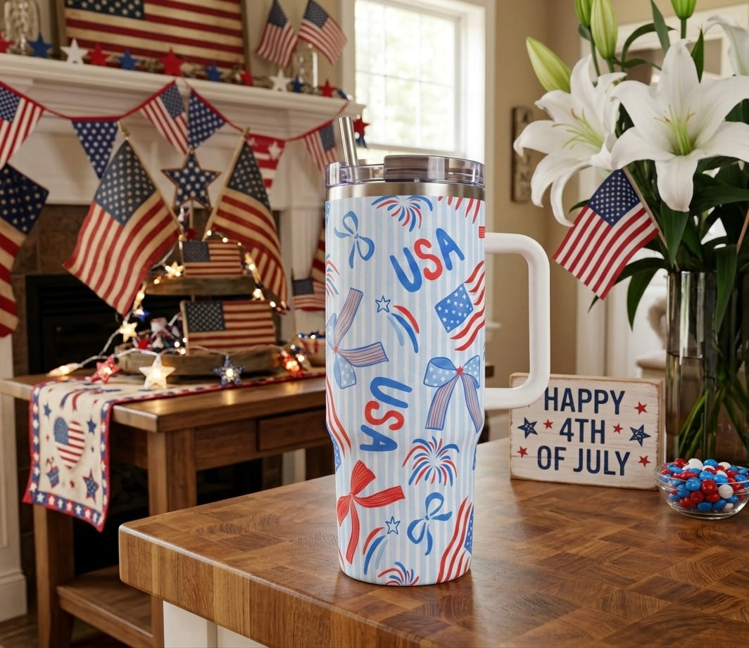 Coquette 4th of July 30oz Tumbler