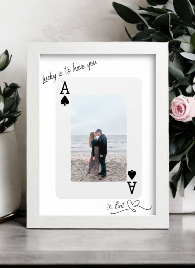 Custom Ace Card Photo Frame (5x7)