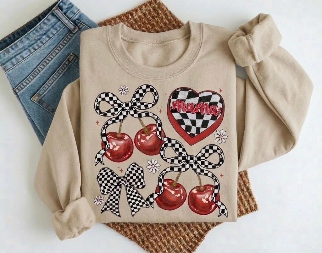 Mama Cherry Crewneck