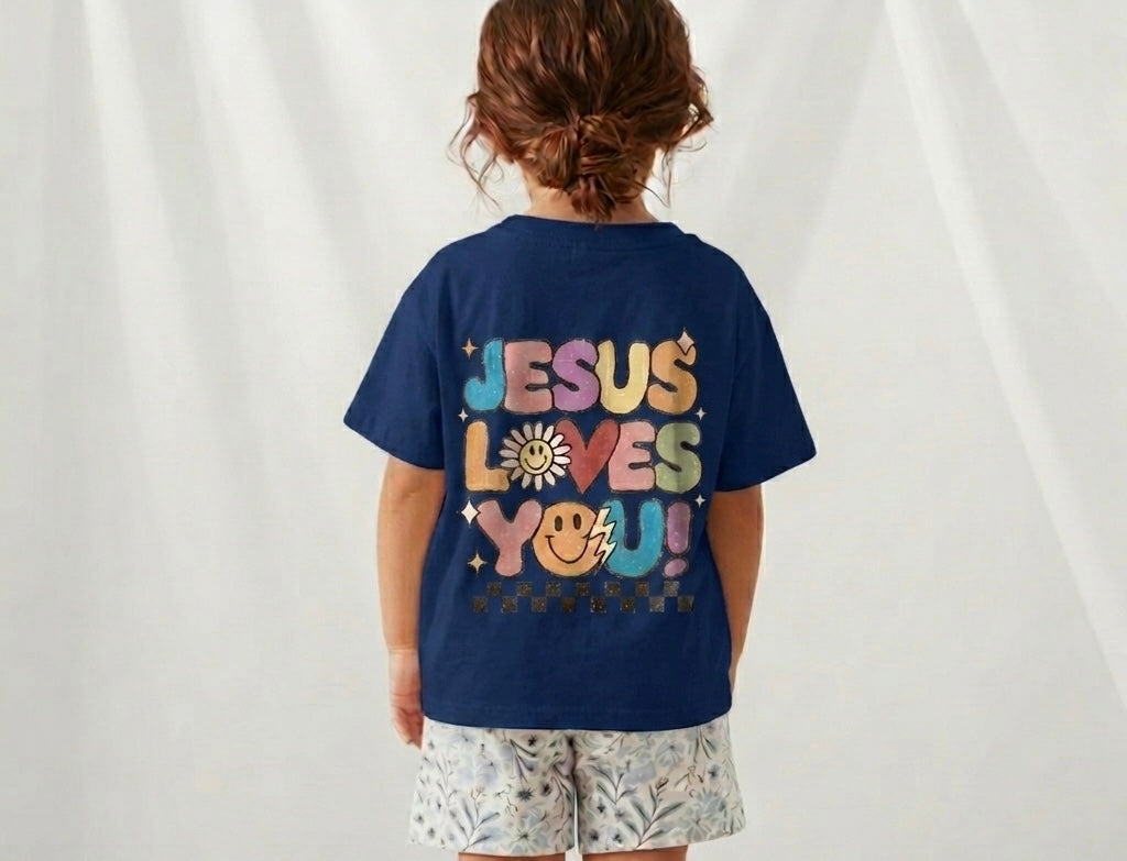 Jesus Loves You Girls T-Shirt