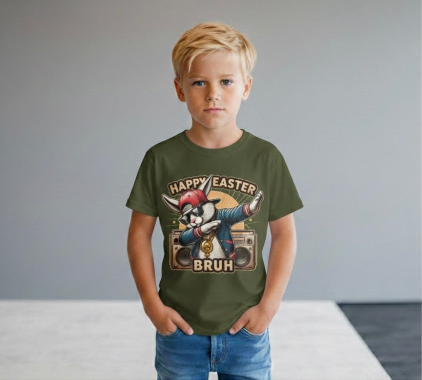 Happy Easter Bruh Boys T-Shirt