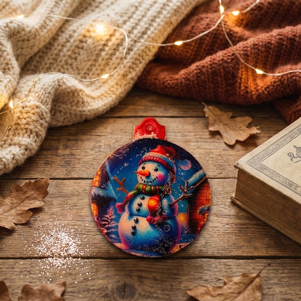 Snowman Christmas Ornaments – Holiday Tree Décor