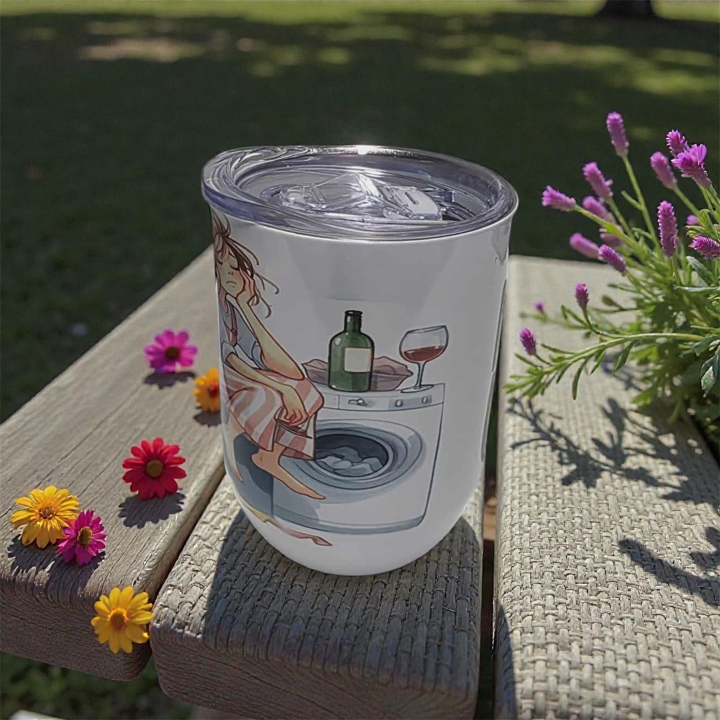 Mama Needs Wine Wine Tumbler – Funny Mom Drinkware