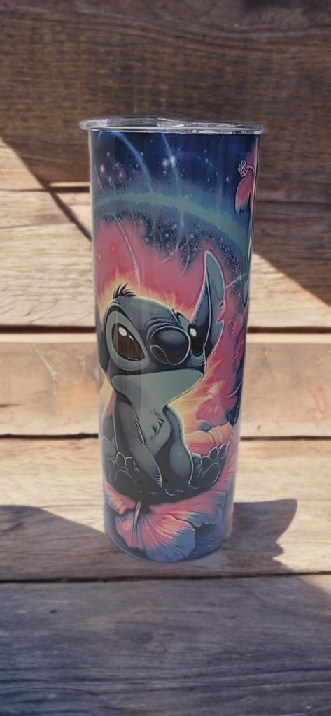 Stitch 20oz Tumbler – Cute Character Stainless Steel Drinkware