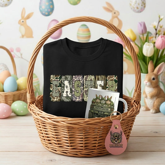 Camo Egg Hunter Small Easter Basket