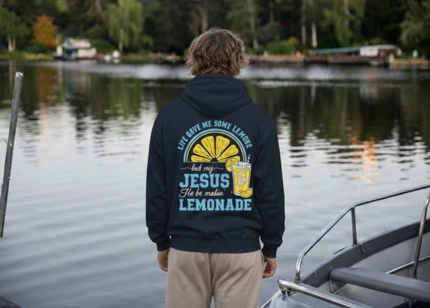 Jesus He Be Making Lemonade Men’s Hoodie