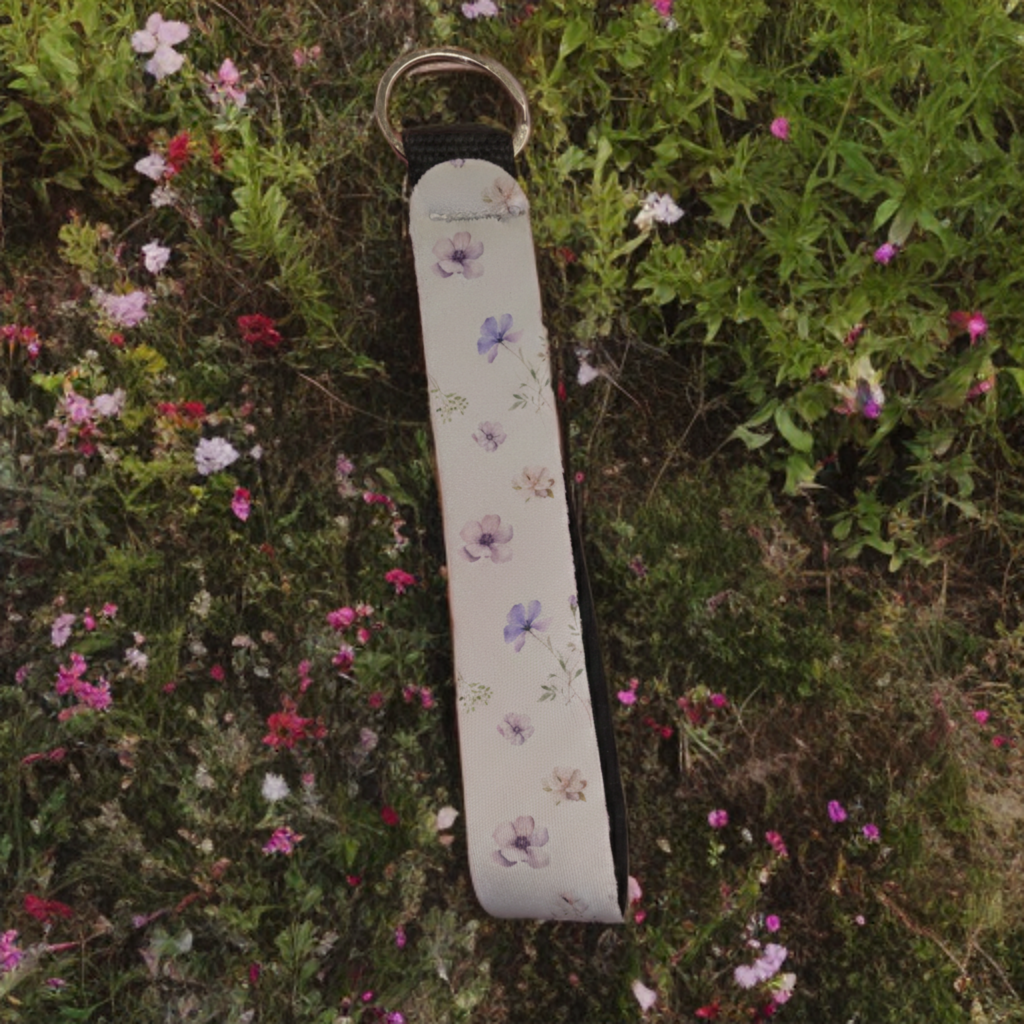 Floral Keychain Lanyard