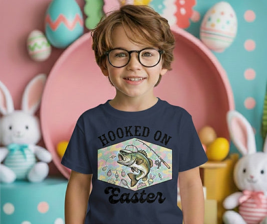 Hooked on Easter Boys T-Shirt