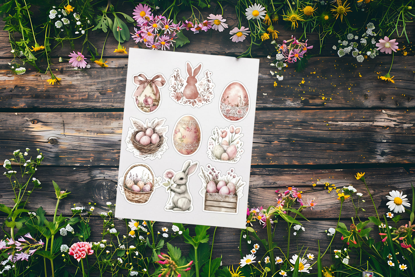 Pastel Easter Sticker Sheet