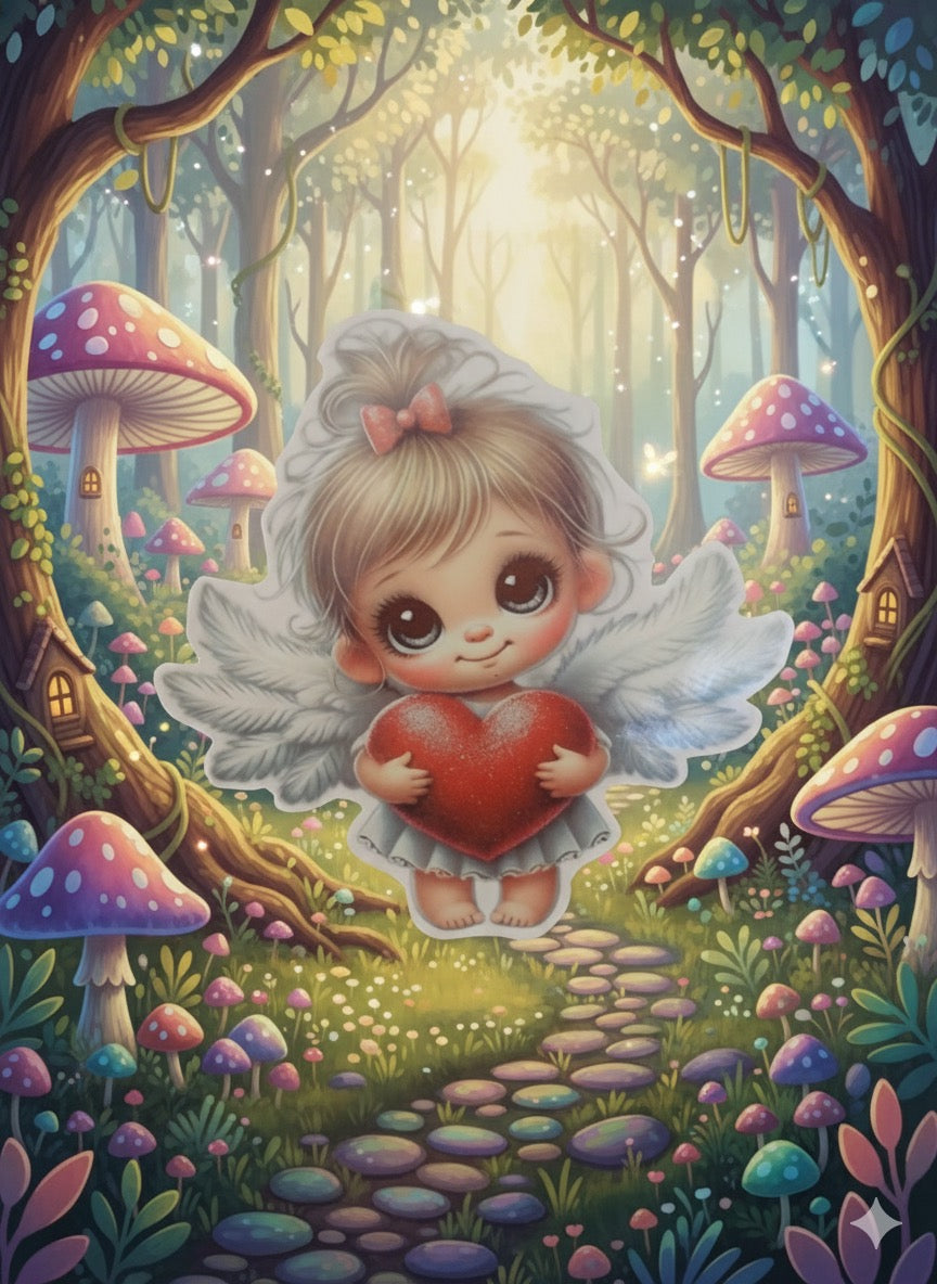 Angel Car Decal – Vinyl Sticker